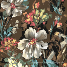 Benutzerdefinierte Textil Digital Fabric Printing Silk (KQC-0030)